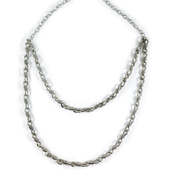 Elire Dantes Jewelry Jewelry - 1175 Chunky Chain Double Strand Necklace